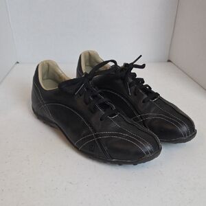 FootJoy Women Black Golf Spikeless Casual Walking Lace-Up Shoes Size 7.5M